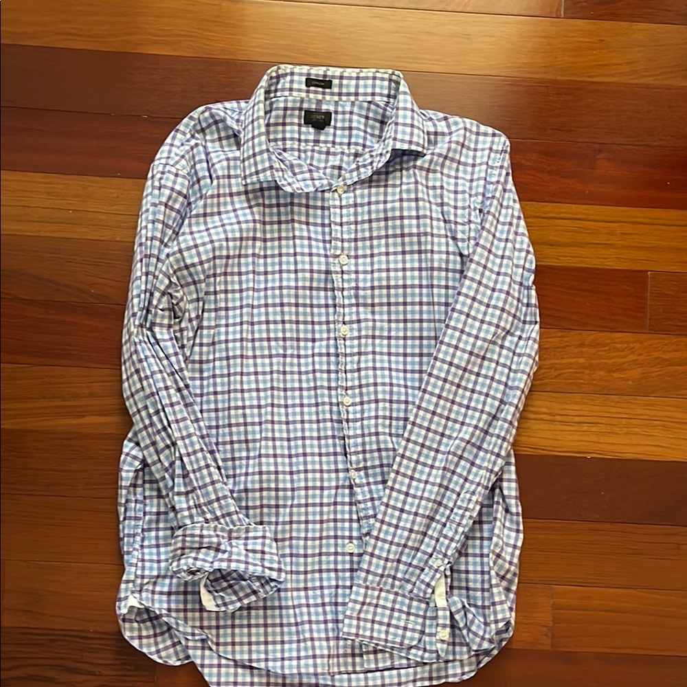 Men's Blue/Purple Checkered Shirt